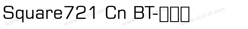 Square721 Cn BT字体转换